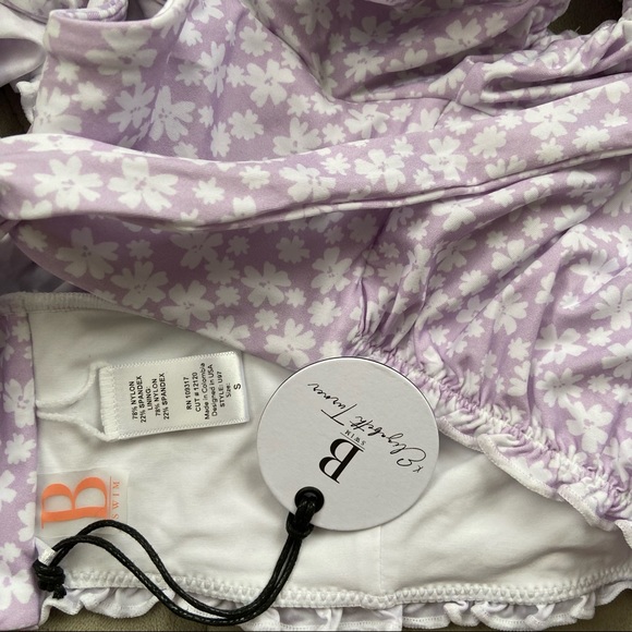 NEW B. Swim x Elizabeth Turner Swimsuit Top - Picture 6 of 6